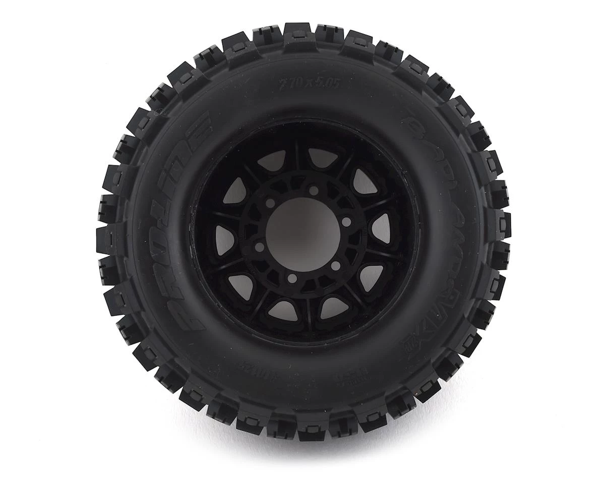 Pro-Line Badlands MX28 2.8" Pre-Mounted Tires w/Raid 6x30 Wheels (2) (M2) (Black) w/Removable Hex 2 Pro-Line Badlands MX28 2.8" Pre-Mounted Tires w/Raid 6x30 Wheels (2) (M2) (Black) w/Removable Hex - Image 2