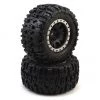 Pro-Line X-Maxx Trencher Pro-Loc Pre-Mounted All Terrain Tires (MX43) w/Impulse Pro-Loc Wheels (Black) (2)