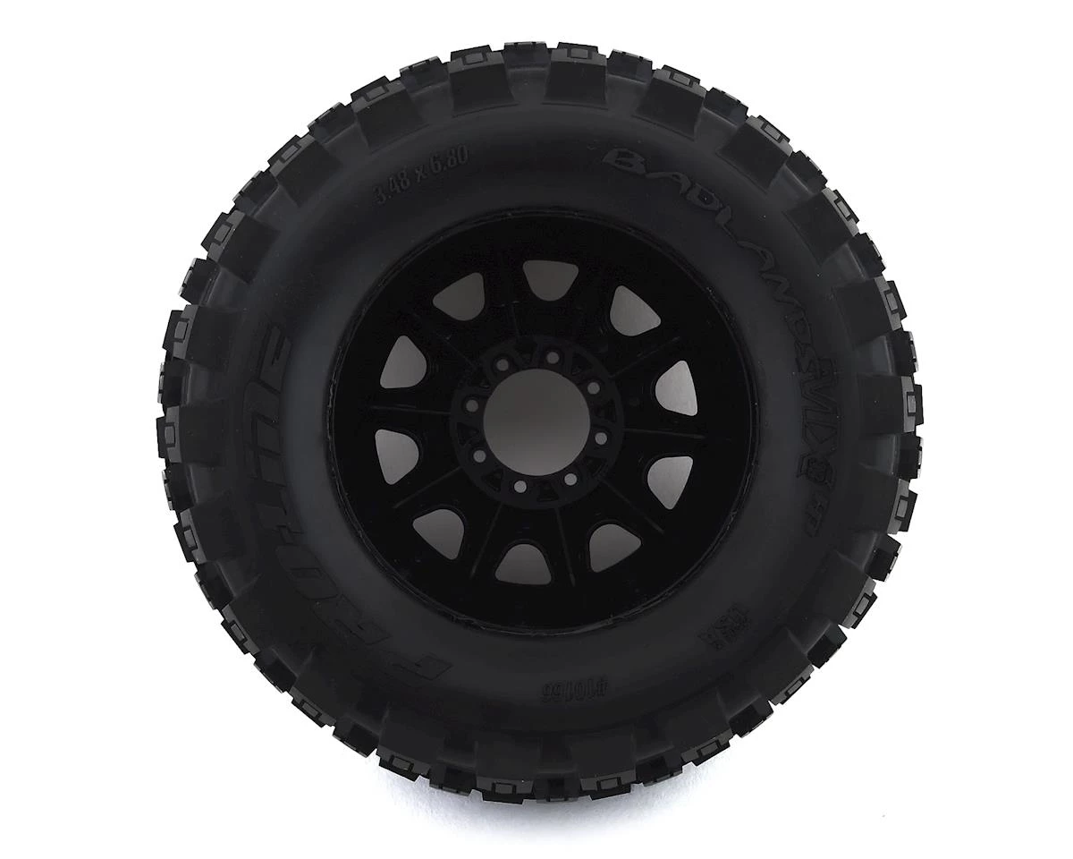 Pro-Line Badlands MX38 HP Belted 3.8" Pre-Mounted Truck Tires (2) (Black) (M2) w/Raid Wheels 2 Pro-Line Badlands MX38 HP Belted 3.8" Pre-Mounted Truck Tires (2) (Black) (M2) w/Raid Wheels - Image 2