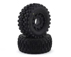 Pro-Line Badlands MX28 Belted 2.8" Pre-Mounted Truck Tires (2) (Black) (M2) w/Raid 6x30 Removable Hex Wheels