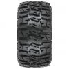Pro-Line Trencher LP 3.8" Pre-Mounted Truck Tires (2) (Black) (M2) w/Raid 8x32 Removable Hex Wheels