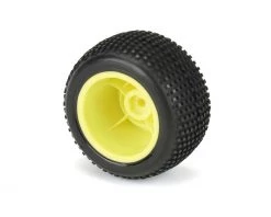 Pro-Line Mini-T 2.0 Hole Shot Pre-Mounted Tires (Yellow) (2) (M3) -Pro-Line Sales Store pro10177 12 5