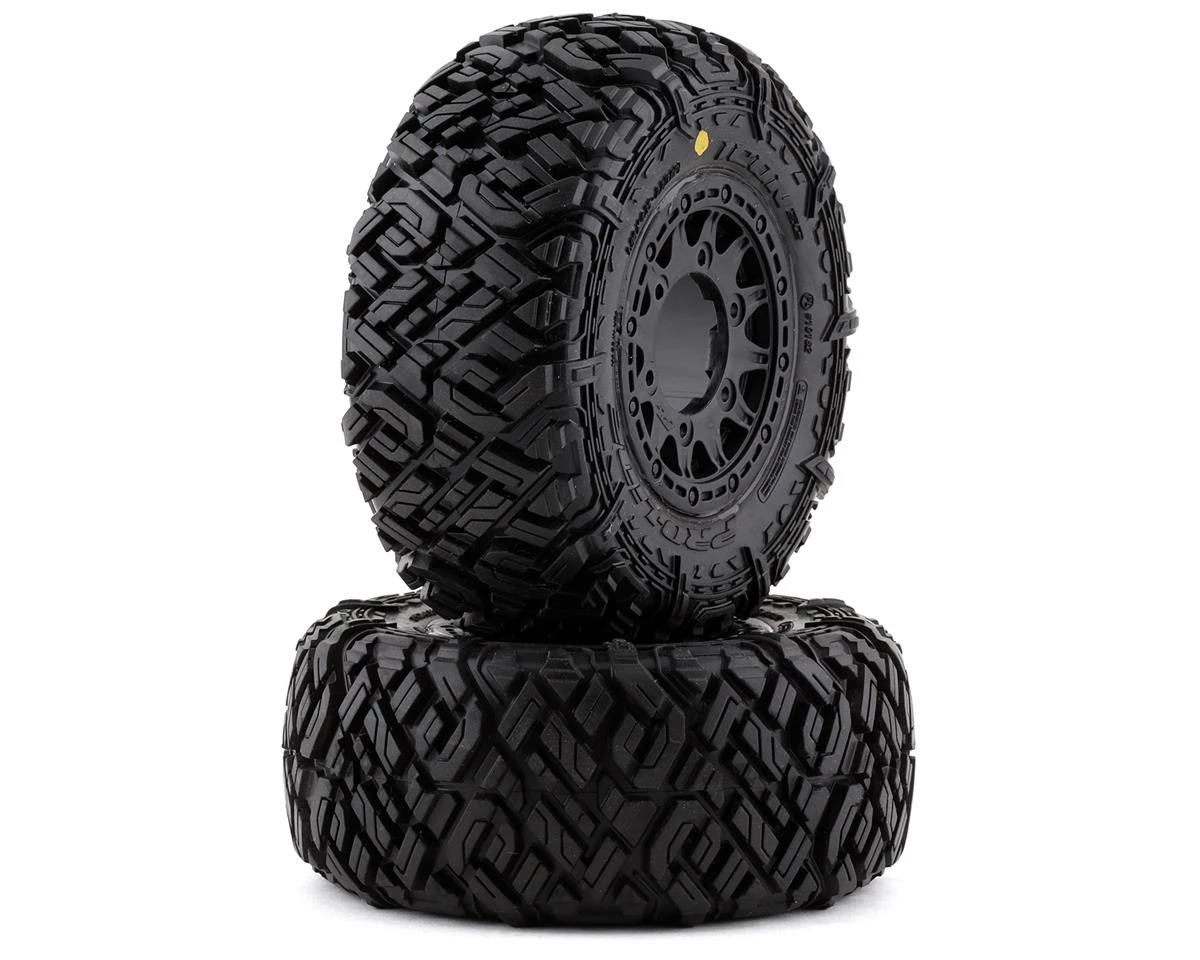 Pro-Line Icon SC Pre-Mounted Tires w/Raid Wheels (Black) (2) (M2) w/Removable 12mm Hex 1 Pro-Line Icon SC Pre-Mounted Tires w/Raid Wheels (Black) (2) (M2) w/Removable 12mm Hex
