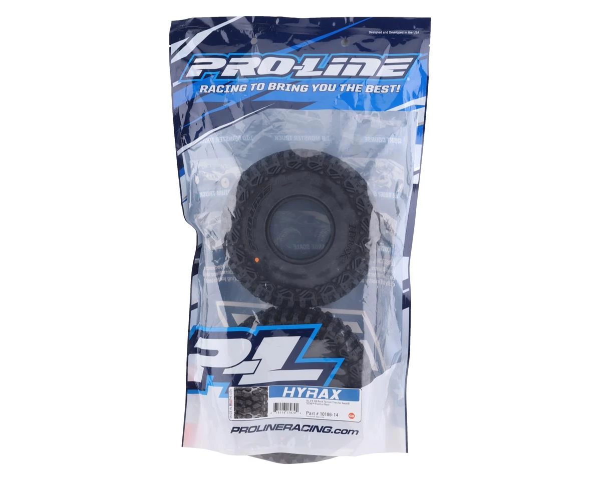 Pro-Line Hyrax XL 2.9" Rock Terrain Crawler Tires w/Memory Foam (2) (G8) 2 Pro-Line Hyrax XL 2.9" Rock Terrain Crawler Tires w/Memory Foam (2) (G8) - Image 2