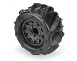 Pro-Line Dumont 2.8" Pre-Mounted Tires w/Raid Wheels (Black) (2) (Z3) w/Removable Hex -Pro-Line Sales Store pro10193 10 3