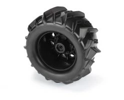 Pro-Line Dumont 2.8" Pre-Mounted Tires w/Raid Wheels (Black) (2) (Z3) w/Removable Hex -Pro-Line Sales Store pro10193 10 5