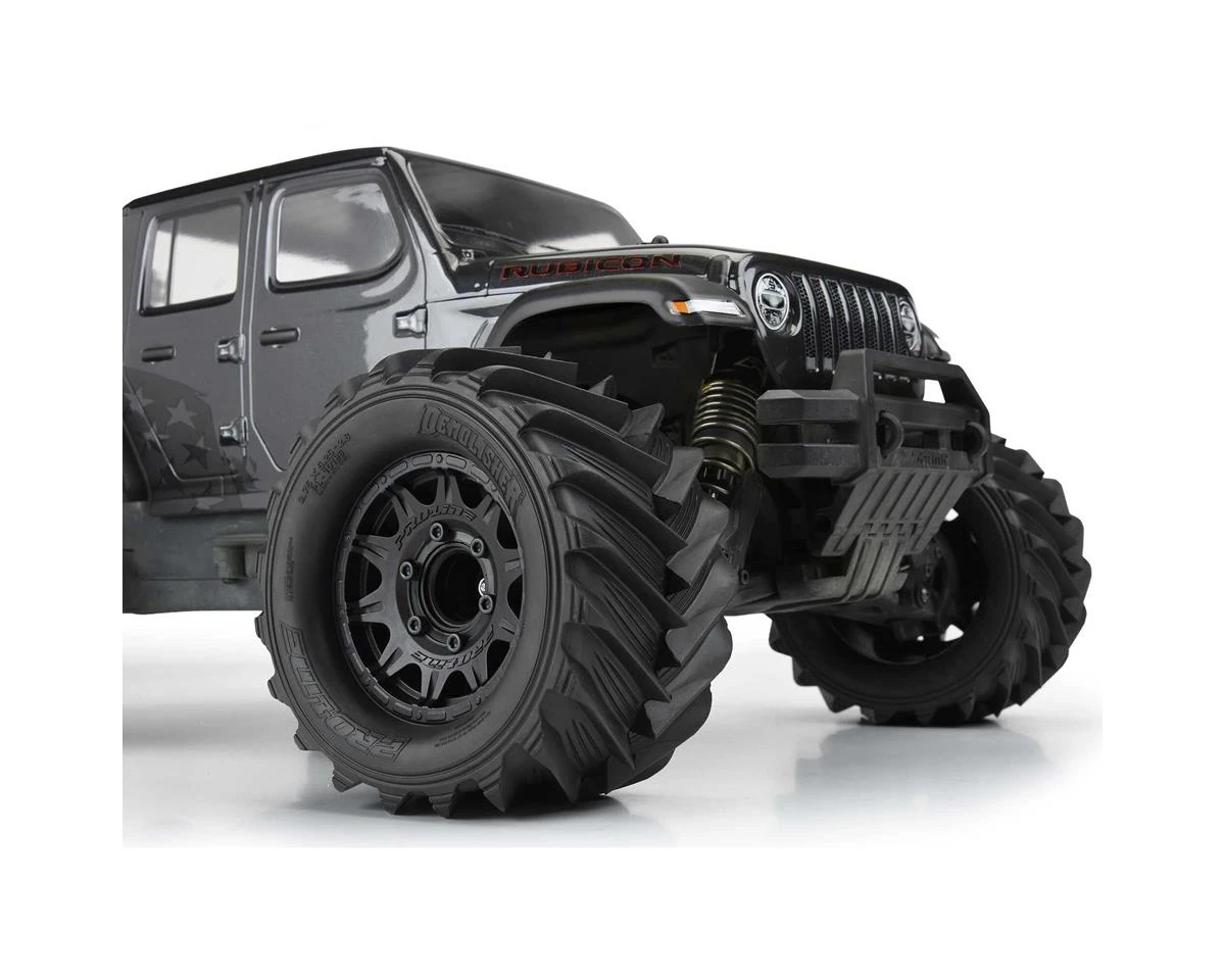Pro-Line Demolisher 2.8" Pre-Mounted Tires w/Raid 6x30 Wheels (2) (Black) w/Removable Hex 2 Pro-Line Demolisher 2.8" Pre-Mounted Tires w/Raid 6x30 Wheels (2) (Black) w/Removable Hex - Image 2