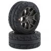 Pro-Line Vector 35/85 2.4" Belted Pre-Mounted On-Road Tires (Grey) (2) (S3) w/14mm Hex