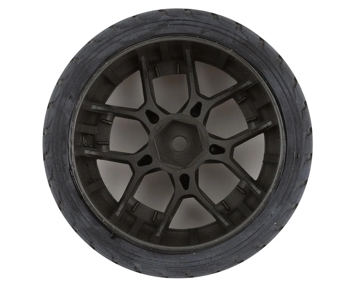 Pro-Line Vector 35/85 2.4" Belted Pre-Mounted On-Road Tires (Grey) (2) (S3) w/14mm Hex 2 Pro-Line Vector 35/85 2.4" Belted Pre-Mounted On-Road Tires (Grey) (2) (S3) w/14mm Hex - Image 2