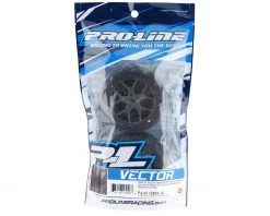 Pro-Line Vector 35/85 2.4" Belted Pre-Mounted On-Road Tires (Grey) (2) (S3) w/14mm Hex 6 Pro-Line Vector 35/85 2.4" Belted Pre-Mounted On-Road Tires (Grey) (2) (S3) w/14mm Hex -Pro-Line Sales Store pro10204 10 2