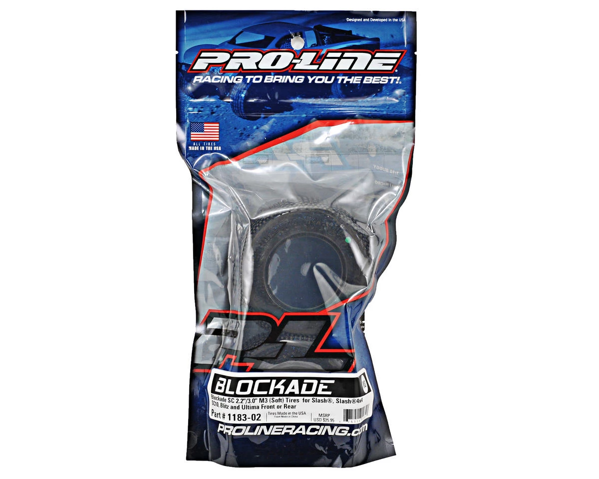 Pro-Line Blockade SC 2.2"/3.0" Short Course Truck Tires (2) (M3) 2 Pro-Line Blockade SC 2.2"/3.0" Short Course Truck Tires (2) (M3) - Image 2