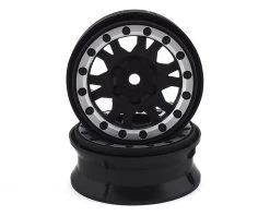 Pro-Line Impulse 1.9" Bead-Loc Wheels (Black/Silver) (2)