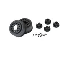 Pro-Line Raid Short Course Wheels (Black) (2) (Traxxas Slash) w/Removable 12mm Hex -Pro-Line Sales Store pro2785 03 2