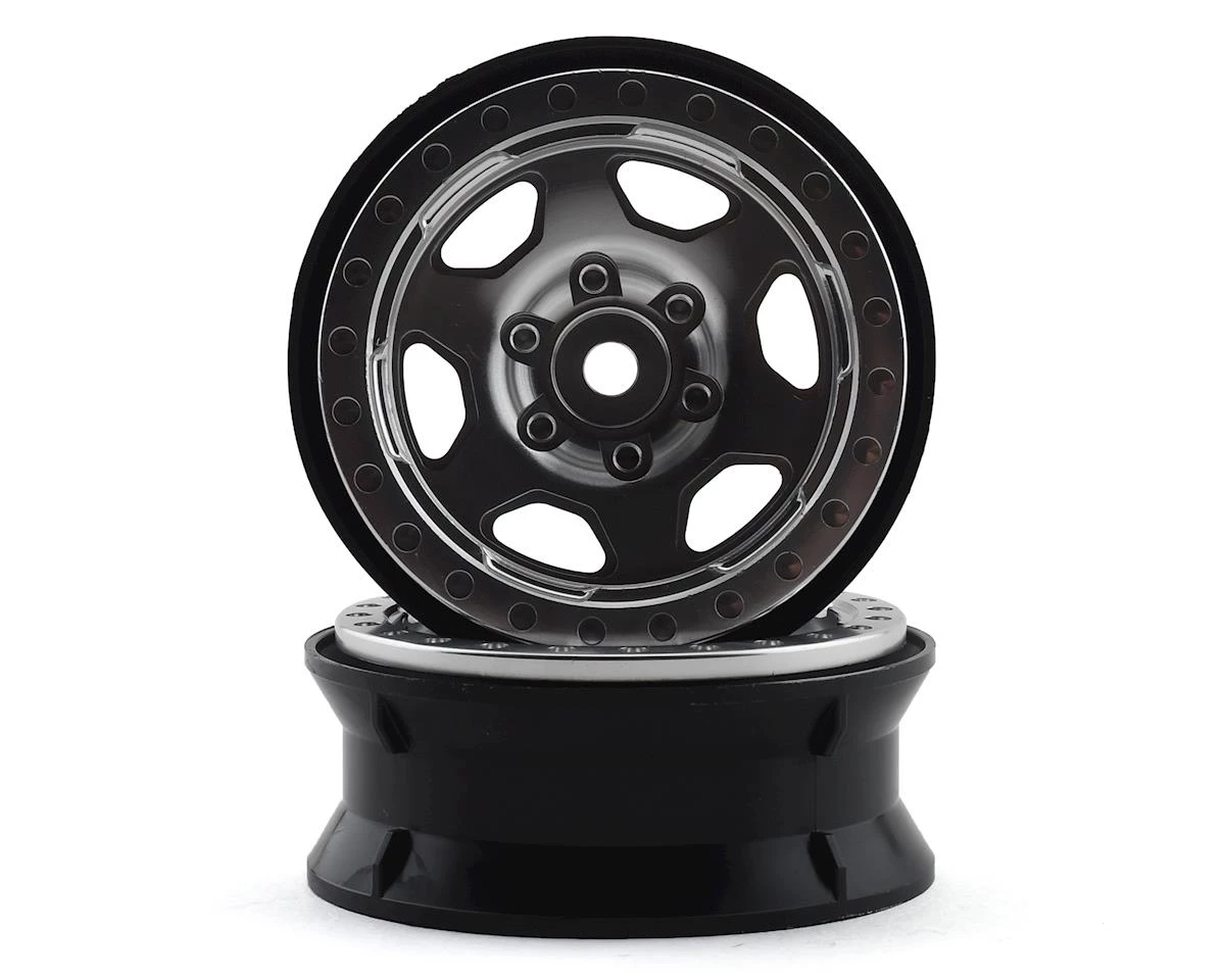 Pro-Line Crestline 1.9" Aluminum Composite Internal Bead-Loc Wheels (Silver) (2) 1 Pro-Line Crestline 1.9" Aluminum Composite Internal Bead-Loc Wheels (Silver) (2)