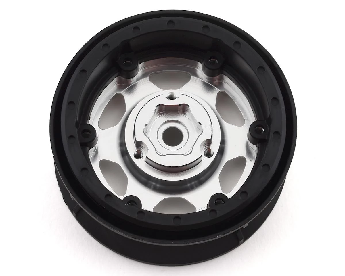 Pro-Line Crestline 1.9" Aluminum Composite Internal Bead-Loc Wheels (Silver) (2) 2 Pro-Line Crestline 1.9" Aluminum Composite Internal Bead-Loc Wheels (Silver) (2) - Image 2