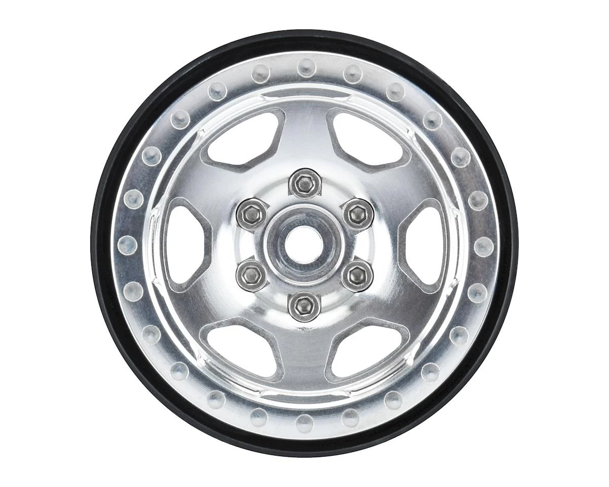 Pro-Line Crestline 1.9" Aluminum Composite Internal Bead-Loc Wheels (Silver) (2) 6 Pro-Line Crestline 1.9" Aluminum Composite Internal Bead-Loc Wheels (Silver) (2) - Image 6