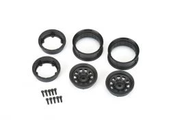 Pro-Line Keystone 1.55 Plastic Bead-Loc Wheels (Black) (2) -Pro-Line Sales Store pro2797 03 4