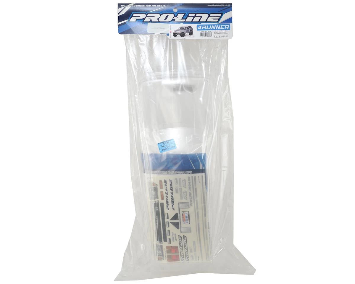 Pro-Line 1991 Toyota 4Runner 12.3" Rock Crawler Body (Clear) (SCX10) 3 Pro-Line 1991 Toyota 4Runner 12.3" Rock Crawler Body (Clear) (SCX10) - Image 3