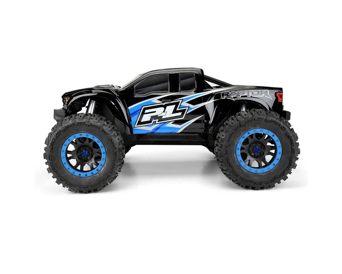 Pro-Line 2017 Ford F-150 Raptor Pre-Cut Monster Truck Body (Black) (X-Maxx) 4 Pro-Line 2017 Ford F-150 Raptor Pre-Cut Monster Truck Body (Black) (X-Maxx) - Image 4