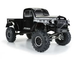 Pro-Line 1946 Dodge Power Wagon 12.3" Tough-Color Rock Crawler Body (Black) -Pro-Line Sales Store pro3499 18 3