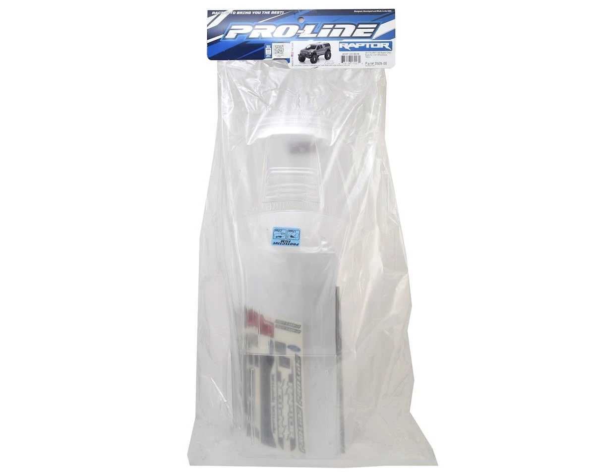 Pro-Line 2017 Ford F-150 Raptor Body (Clear) (TRX-4) 3 Pro-Line 2017 Ford F-150 Raptor Body (Clear) (TRX-4) - Image 3