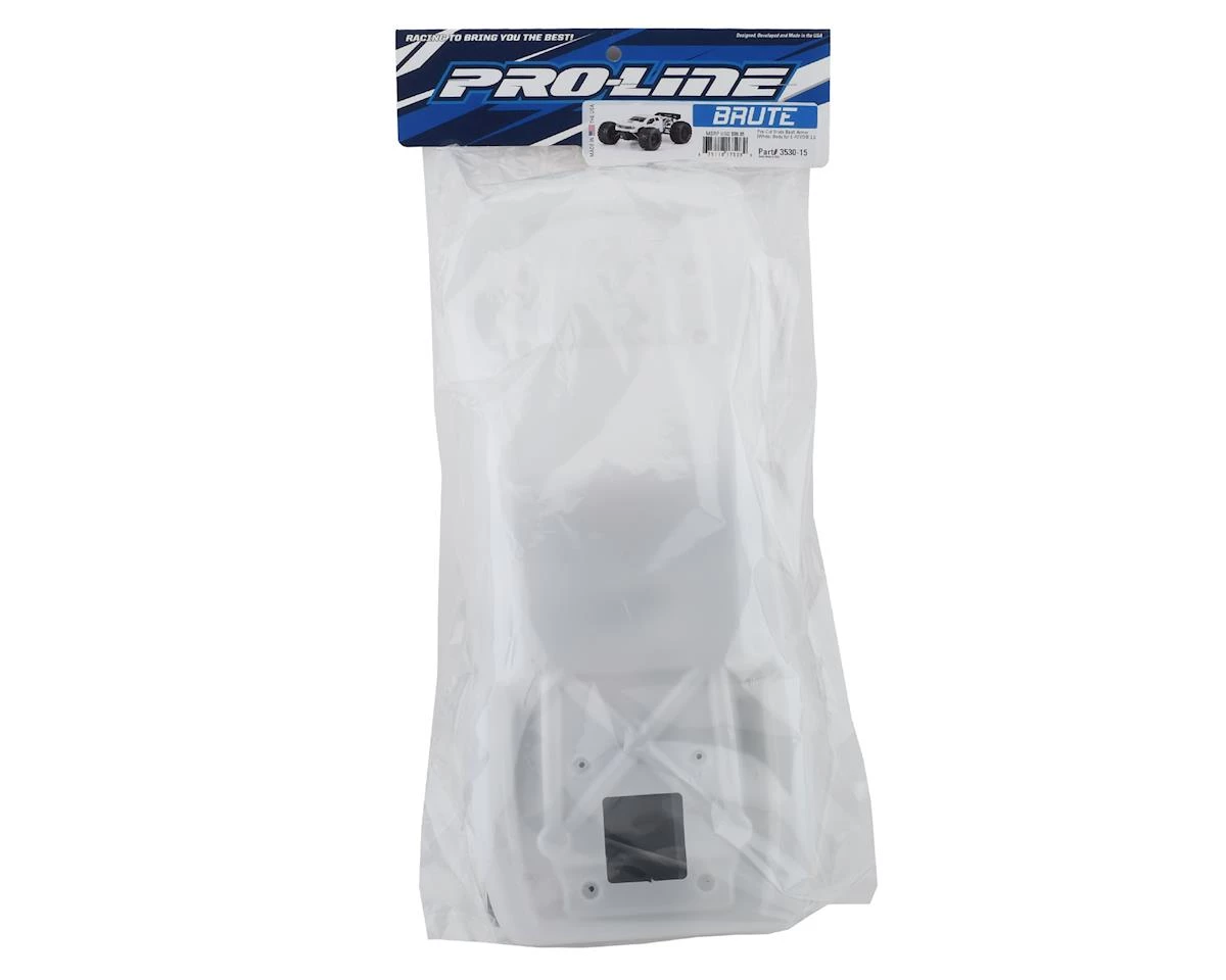 Pro-Line Brute Pre-Cut Bash Armor Body (White) (E-Revo 2.0) 2 Pro-Line Brute Pre-Cut Bash Armor Body (White) (E-Revo 2.0) - Image 2
