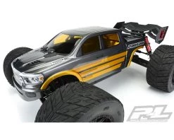 Pro-Line 2020 Ram Rebel 1500 Pre-Cut Monster Truck Body (Clear) (Kraton 6S) -Pro-Line Sales Store pro3534 17 3