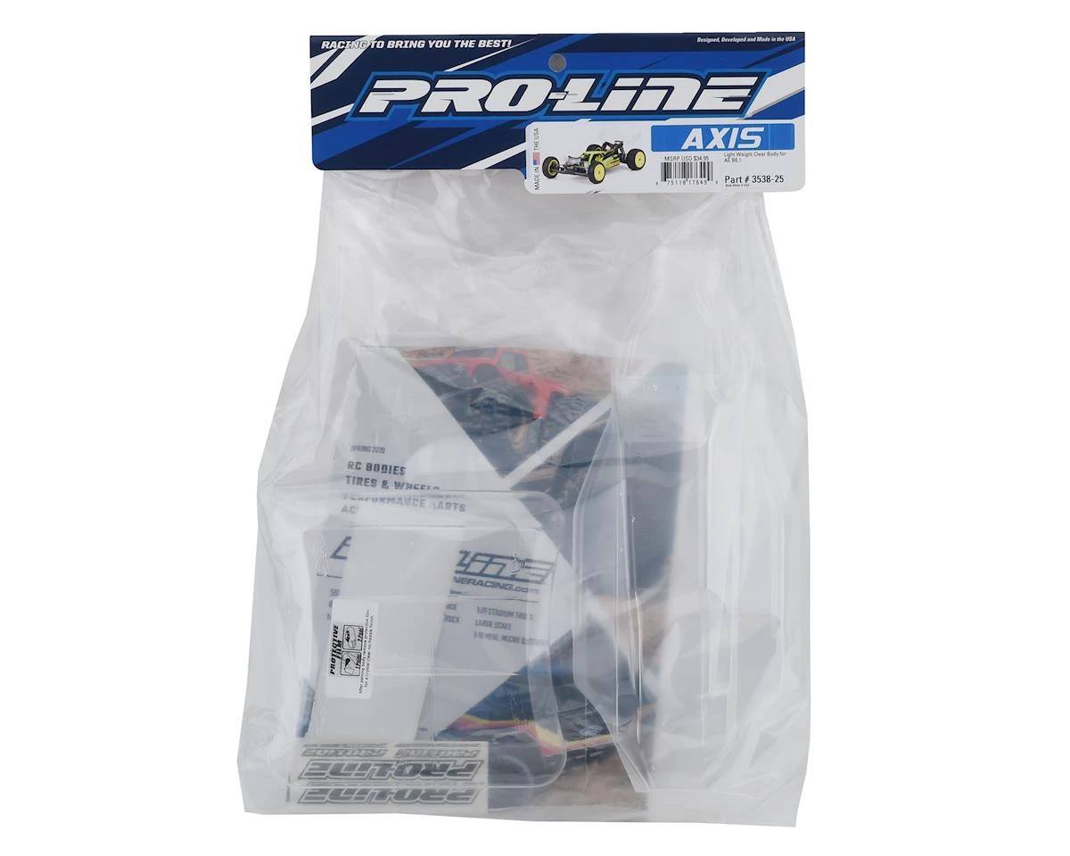 Pro-Line RC10B6.1/B6.1D Axis 2WD 1/10 Buggy Body (Clear) (Light Weight) 2 Pro-Line RC10B6.1/B6.1D Axis 2WD 1/10 Buggy Body (Clear) (Light Weight) - Image 2