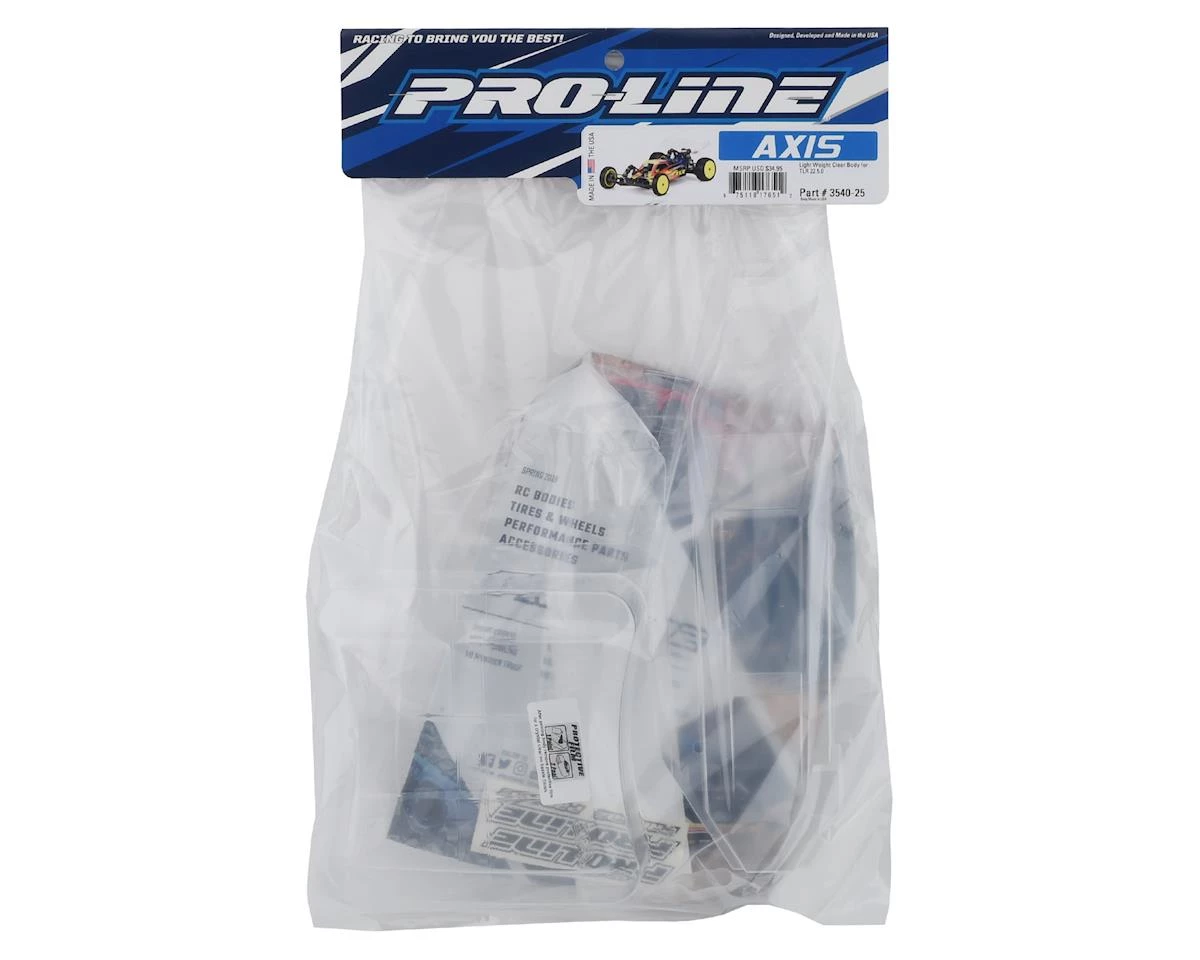 Pro-Line TLR 22 5.0 Axis 2WD 1/10 Buggy Body (Clear) (Light Weight) 2 Pro-Line TLR 22 5.0 Axis 2WD 1/10 Buggy Body (Clear) (Light Weight) - Image 2