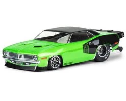 Pro-Line 1972 Plymouth Barracuda Short Course No Prep Drag Racing Body (Clear)