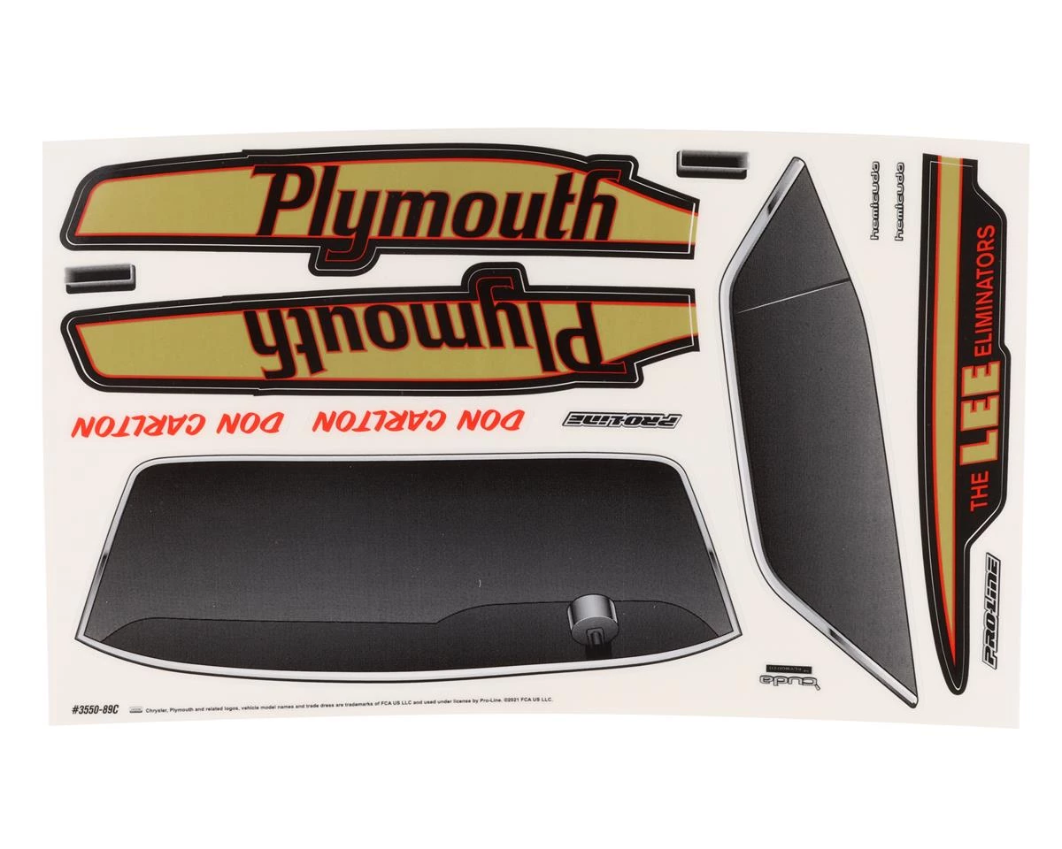 Pro-Line 1972 Plymouth Barracuda Motown Missile No Prep Drag Racing Body (Black) (Tough-Color) 2 Pro-Line 1972 Plymouth Barracuda Motown Missile No Prep Drag Racing Body (Black) (Tough-Color) - Image 2