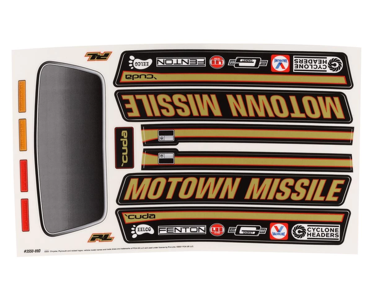 Pro-Line 1972 Plymouth Barracuda Motown Missile No Prep Drag Racing Body (Black) (Tough-Color) 3 Pro-Line 1972 Plymouth Barracuda Motown Missile No Prep Drag Racing Body (Black) (Tough-Color) - Image 3