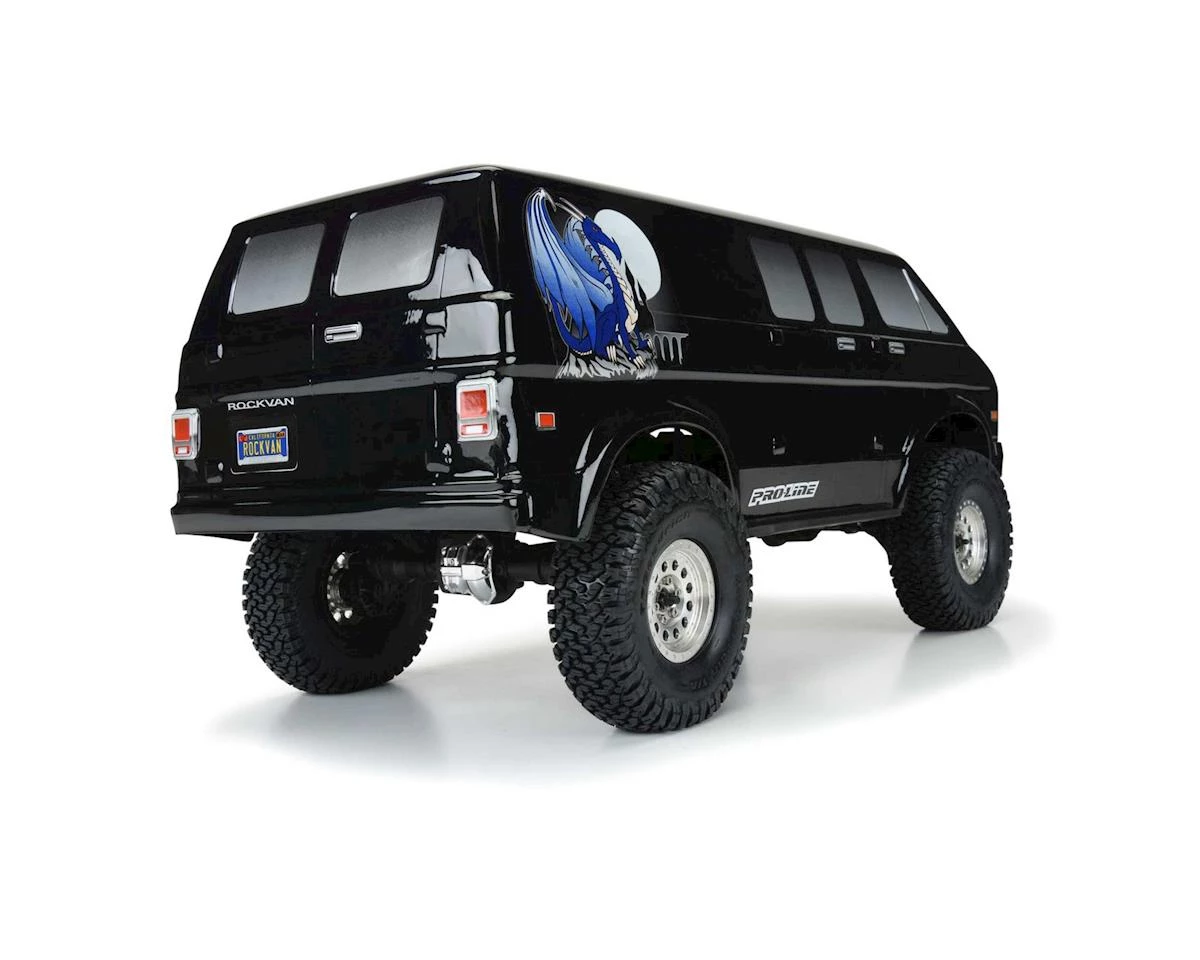 Pro-Line 70's Rock Van 12.3" Tough-Color Rock Crawler Body (Black) 4 Pro-Line 70's Rock Van 12.3" Tough-Color Rock Crawler Body (Black) - Image 4