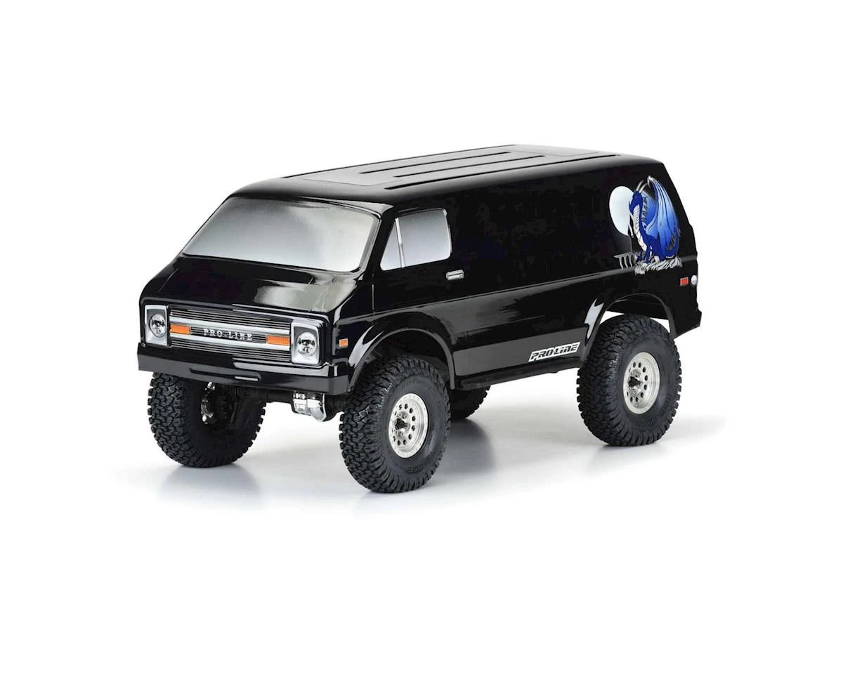 Pro-Line 70's Rock Van 12.3" Tough-Color Rock Crawler Body (Black) 5 Pro-Line 70's Rock Van 12.3" Tough-Color Rock Crawler Body (Black) - Image 5