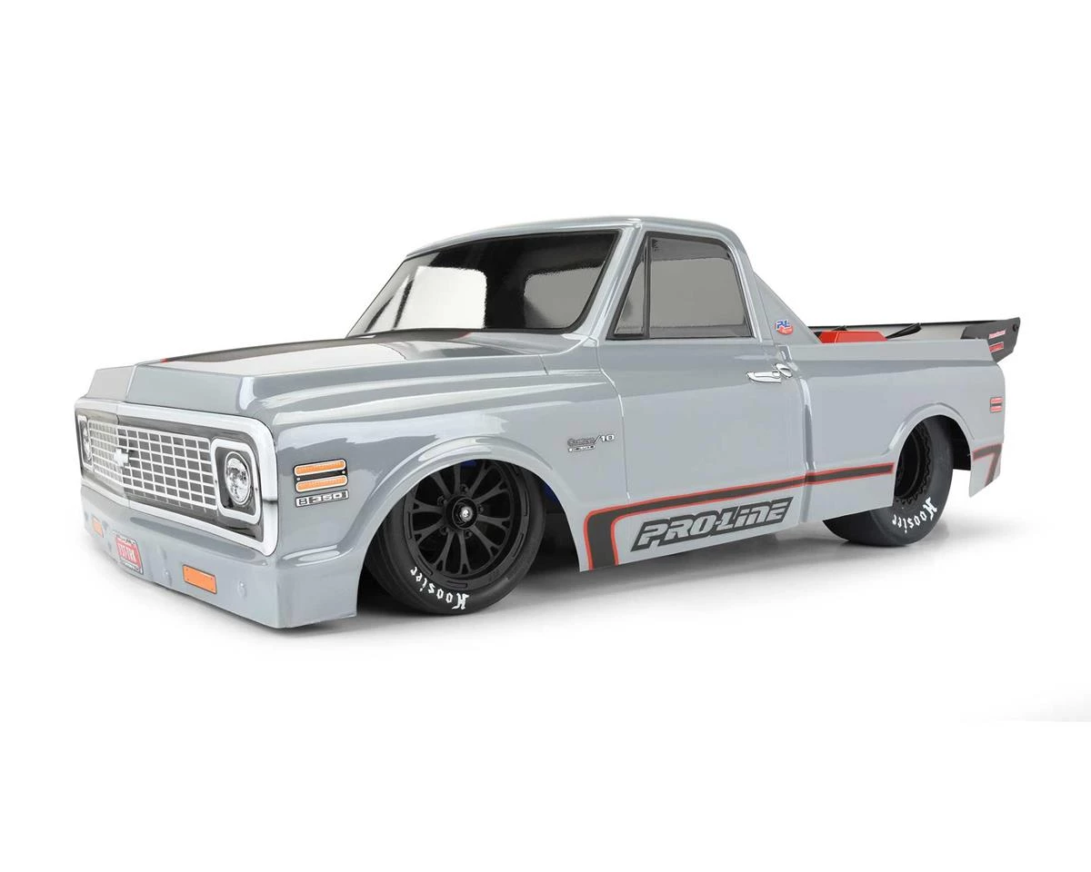 Pro-Line 1972 Chevy C-10 1/10 Short Course No Prep Drag Racing Body (Clear) 3 Pro-Line 1972 Chevy C-10 1/10 Short Course No Prep Drag Racing Body (Clear) - Image 3