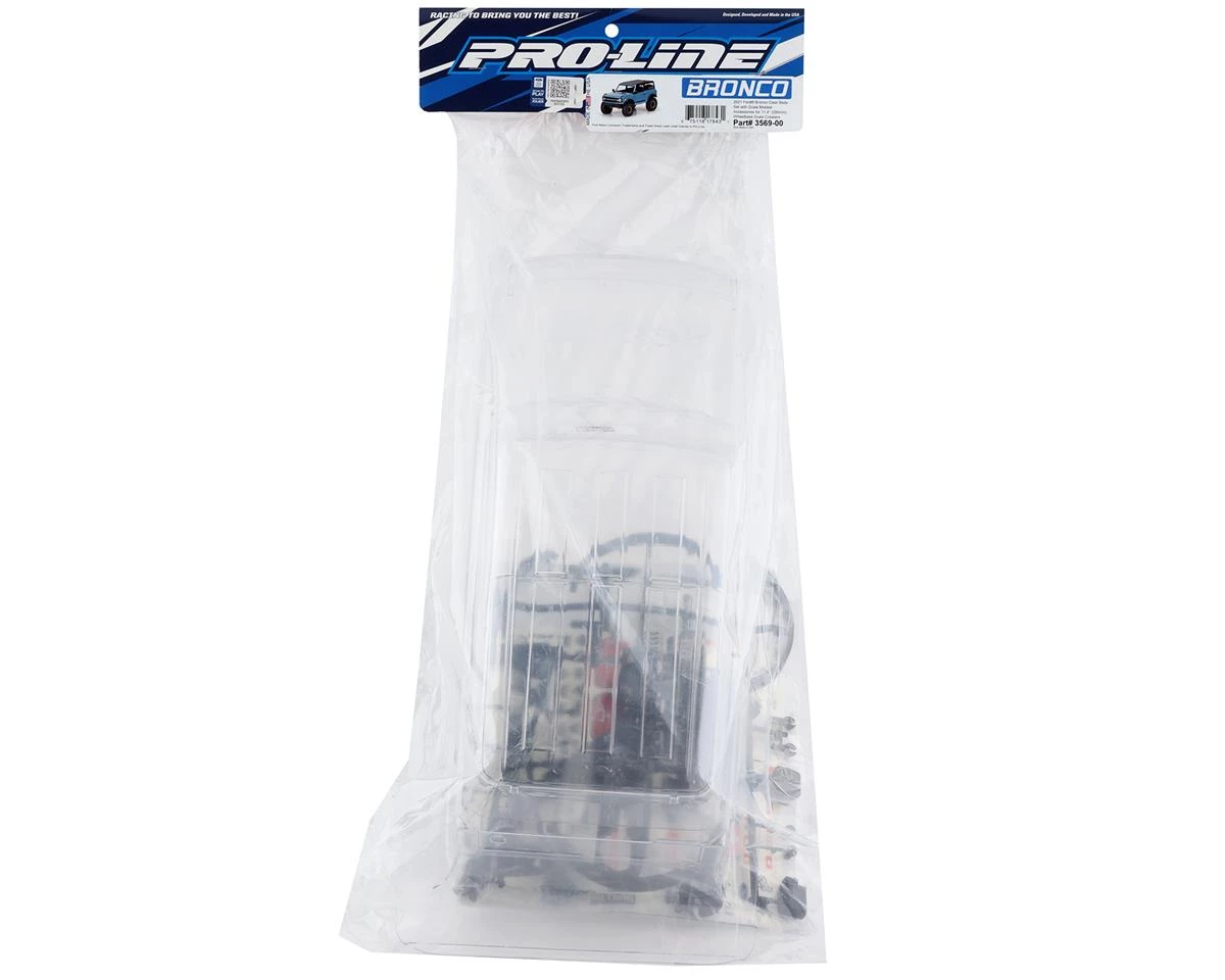 Pro-Line 2021 Ford Bronco Rock Crawler Body (Clear) 6 Pro-Line 2021 Ford Bronco Rock Crawler Body (Clear) - Image 6
