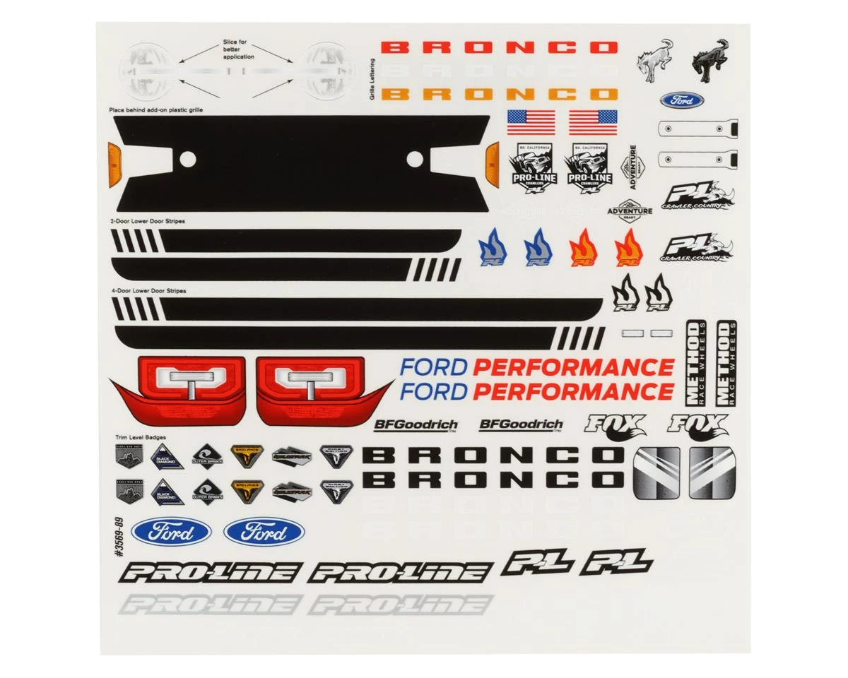 Pro-Line 2021 Ford Bronco 12.3" Crawler Body (Clear) 4 Pro-Line 2021 Ford Bronco 12.3" Crawler Body (Clear) - Image 4