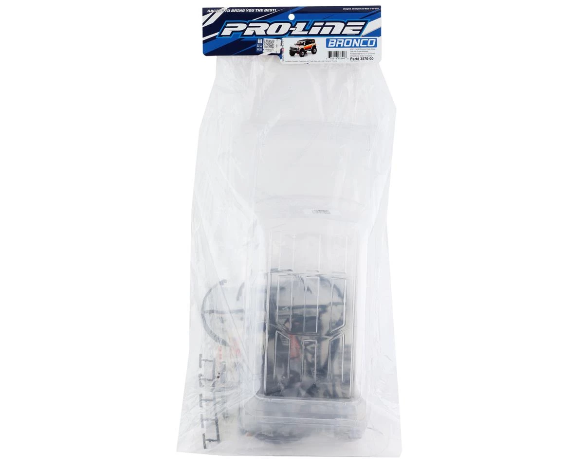 Pro-Line 2021 Ford Bronco 12.3" Crawler Body (Clear) 6 Pro-Line 2021 Ford Bronco 12.3" Crawler Body (Clear) - Image 6