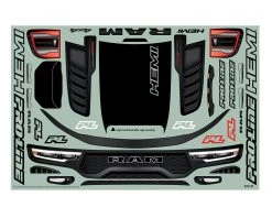 Pro-Line Ram 1500 Hemi Pre-Cut Monster Truck Body (Clear) (X-Maxx) -Pro-Line Sales Store pro3574 17 2