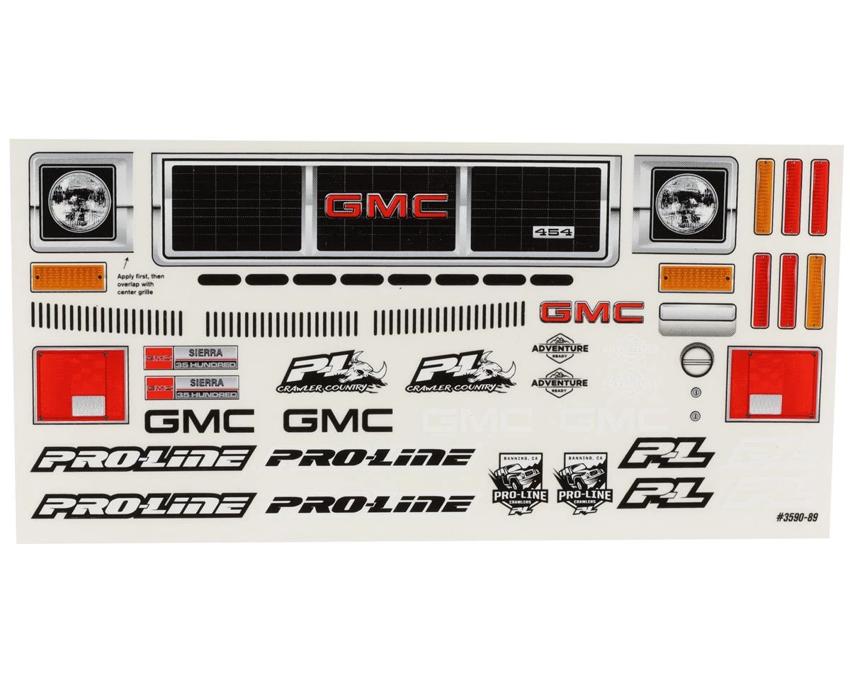 Pro-Line 1973 GMC Sierra 3500 12.3" Crawler Body (Clear) 3 Pro-Line 1973 GMC Sierra 3500 12.3" Crawler Body (Clear) - Image 3
