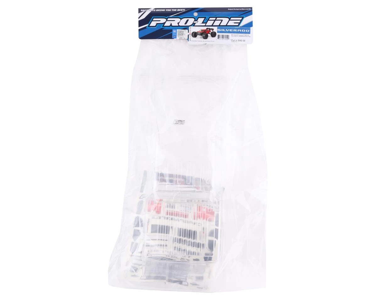 Pro-Line 2021 Chevrolet Silverado 2500 HD Monster Truck Body (Clear) (Kraton 6S) 3 Pro-Line 2021 Chevrolet Silverado 2500 HD Monster Truck Body (Clear) (Kraton 6S) - Image 3