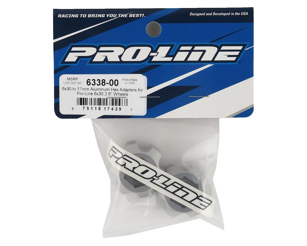Pro-Line 6x30 to 17mm Aluminum Hex Adapters (2) 2 Pro-Line 6x30 to 17mm Aluminum Hex Adapters (2) - Image 2