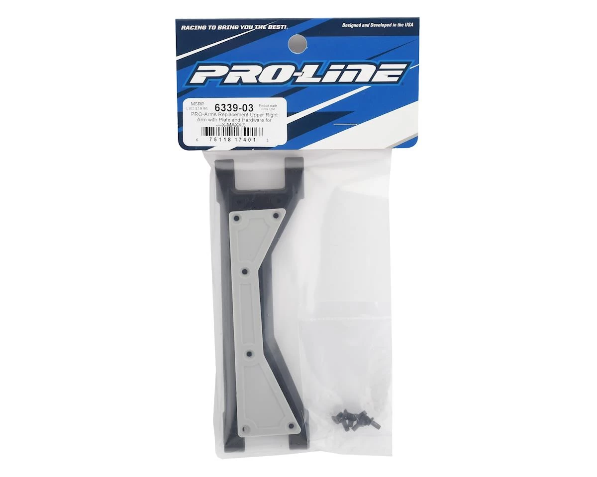 Pro-Line PRO-Arms X-MAXX Upper Right Arm w/Plate 2 Pro-Line PRO-Arms X-MAXX Upper Right Arm w/Plate - Image 2