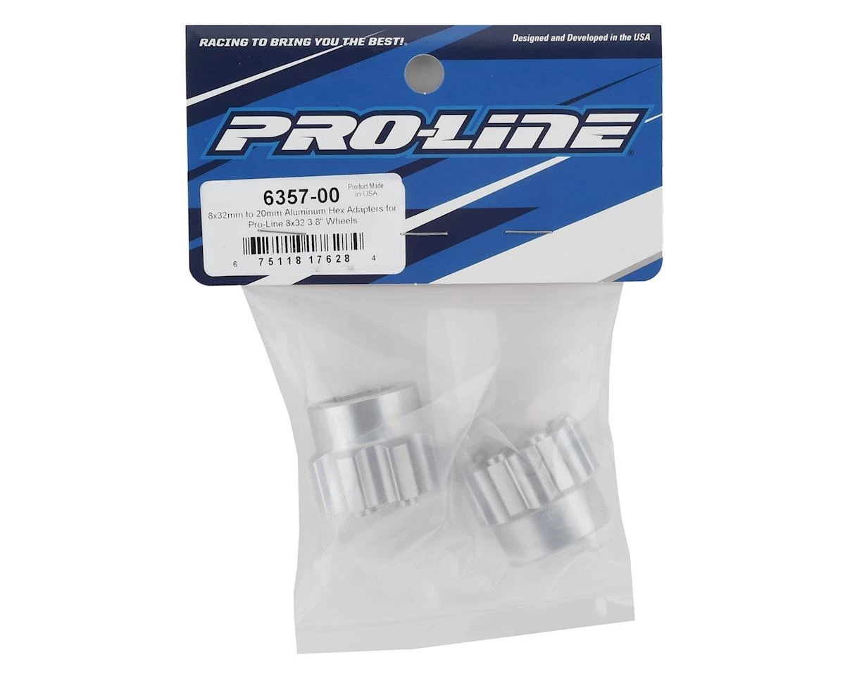 Pro-Line 8x32 to 20mm Aluminum Hex Adapters 2 Pro-Line 8x32 to 20mm Aluminum Hex Adapters - Image 2