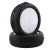 Pro-Line Electron 2.2" 2WD Front Buggy Pre-Mounted Tires (2) (White) (MC) w/12mm Hex