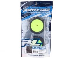 Pro-Line Electron 2.2" 4WD Front Pre-Mounted Tires (2) (Yellow) (MC) w/12mm Hex -Pro-Line Sales Store pro8240 12 2