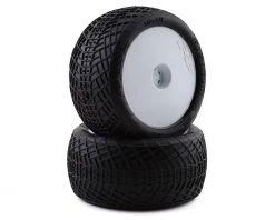 Pro-Line Positron 2.2" Rear Buggy Pre-Mounted Tires (2) (White) (MC) w/12mm Hex