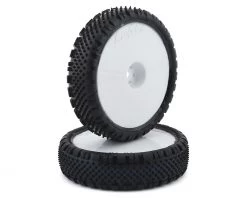 Pro-Line Prism 2.2" 2WD Front Buggy Pre-Mounted Carpet Tires (White) (2) (Z3) w/12mm Hex & w/Narrow Wheel