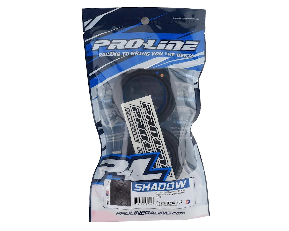 Pro-Line Shadow 2.2" 4WD Buggy Front Tires (2) (S4) 2 Pro-Line Shadow 2.2" 4WD Buggy Front Tires (2) (S4) - Image 2