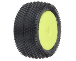 Pro-Line Mini-B Rear Pre-Mounted Prism Carpet Tire (Yellow) (2) (Z3) -Pro-Line Sales Store pro8297 12 5